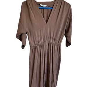 TUCKER Silk dress women's size S